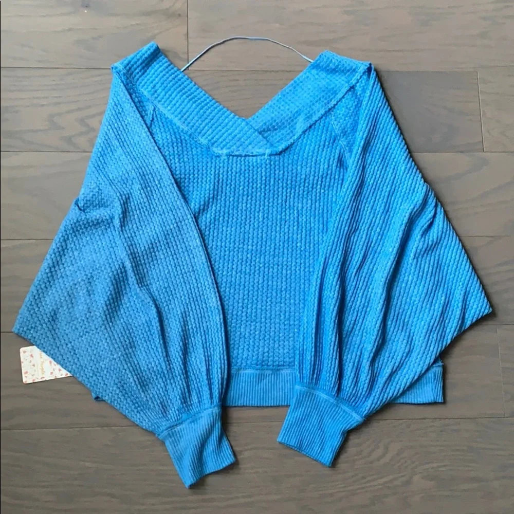 NWT Free People Westend Thermal Long Sleeve Top - Picture 4 of 9